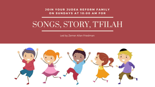 Banner Image for VIRTUAL: Stories, Songs, and T'filah for Children